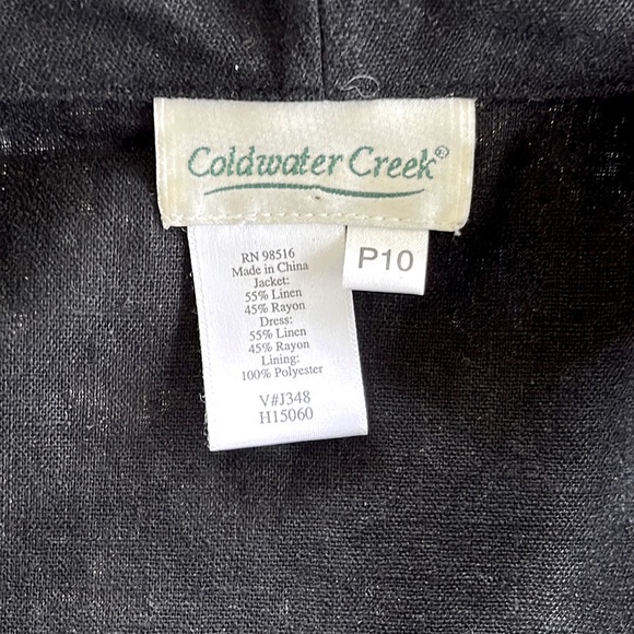 Fabulous Coldwater Creek Linen Top Size 10 Petite - Picture 3 of 3